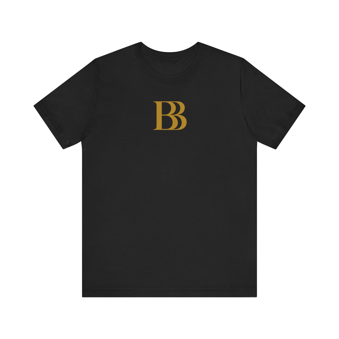 BADDI™ Luxe Signature Double-B T-Shirt™ Black/Gold
