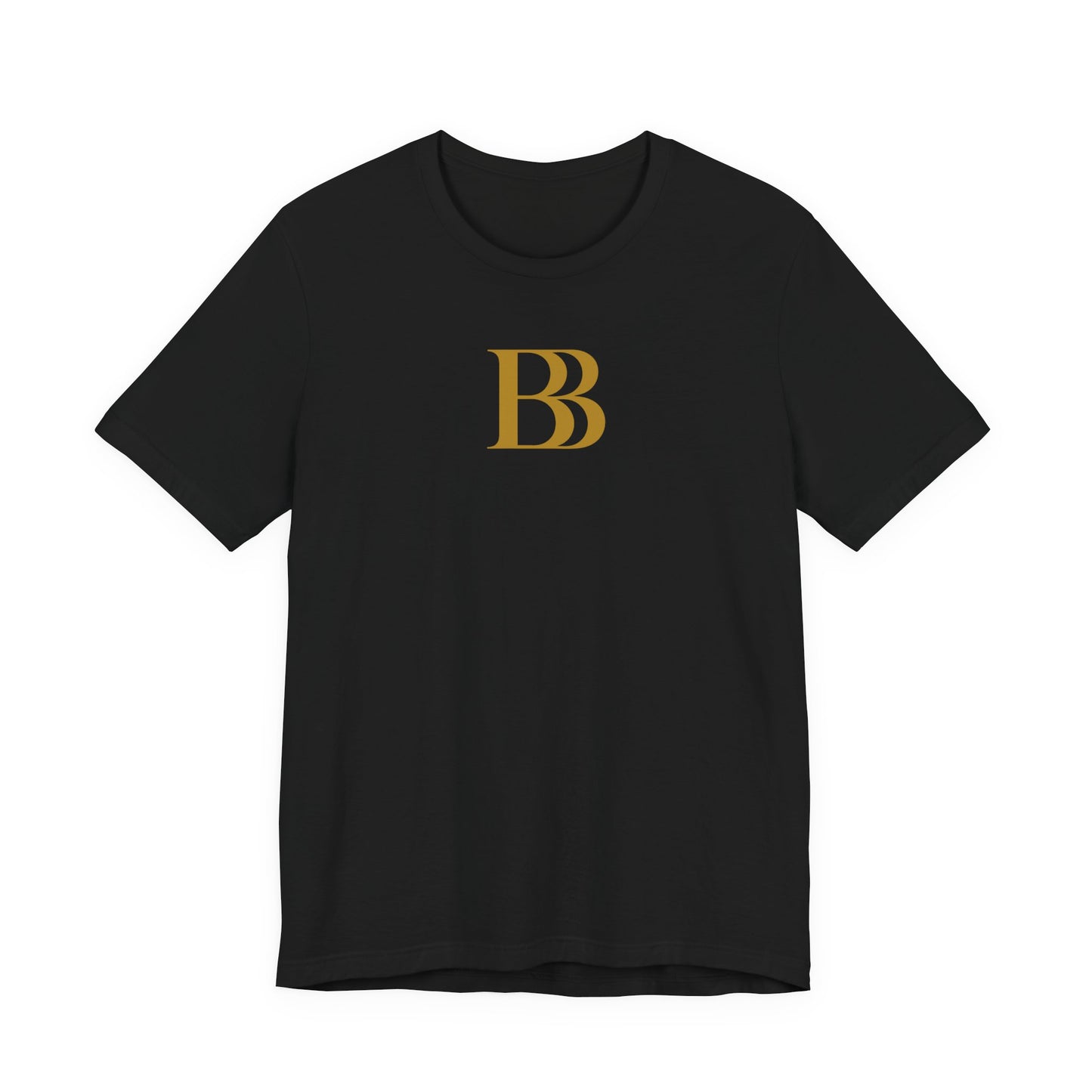 BADDI™ Luxe Signature Double-B T-Shirt™ Black/Gold